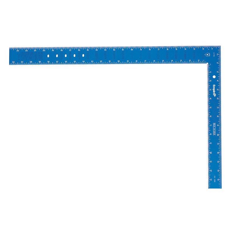 EMPIRE 16" X 24" TRUE BLUE Laser Etched Framing Square