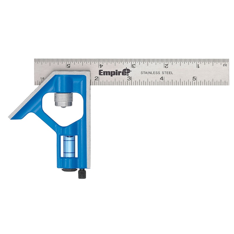 EMPIRE 6" TRUE BLUE Combination Square