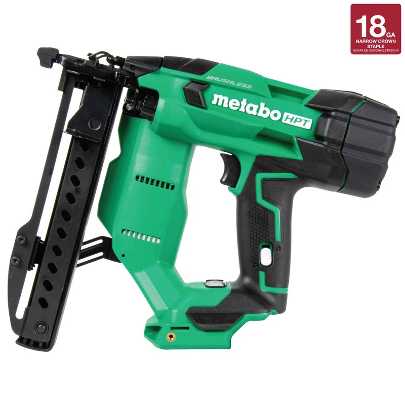 METABO HPT 18V MULTIVOLT Brushless 18-Gauge 1/4" Narrow Crown Stapler (Tool Only)