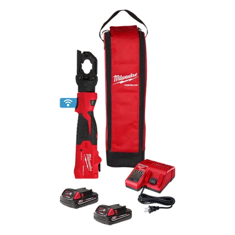 MILWAUKEE M18 FORCE LOGIC 6T Latched Linear Utility Crimper Kit