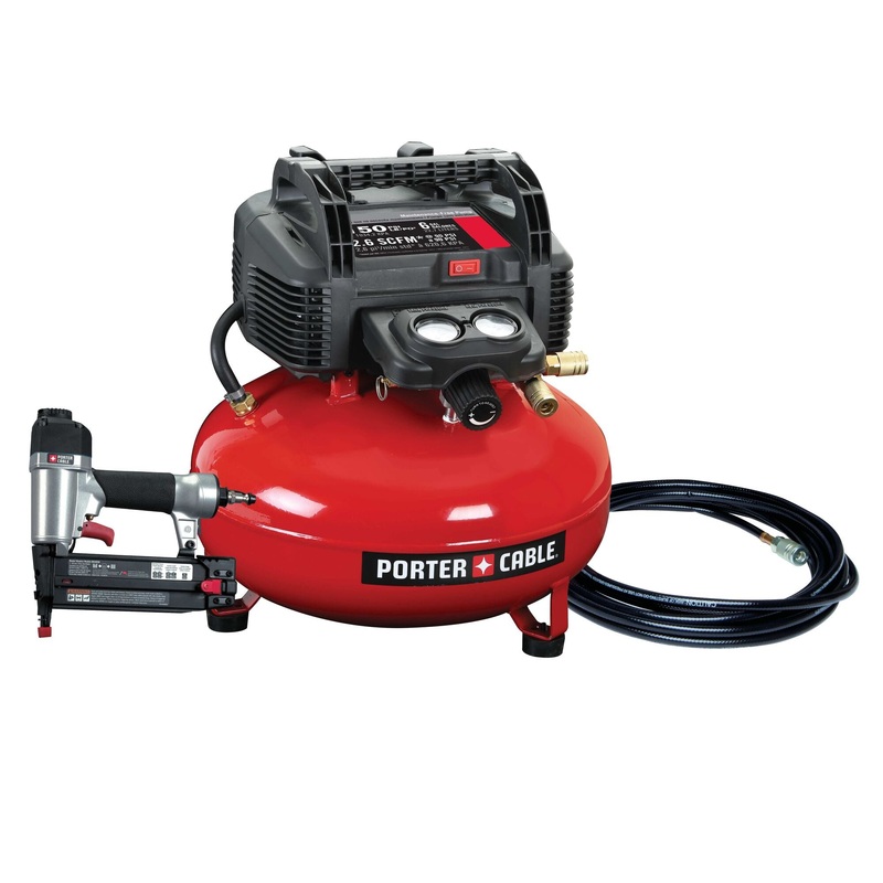 PORTER CABLE 18 Ga Brad Nailer Combo Kit