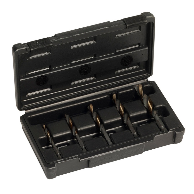 CHAMPION 5 PC. Drill & Tap Combo Set
