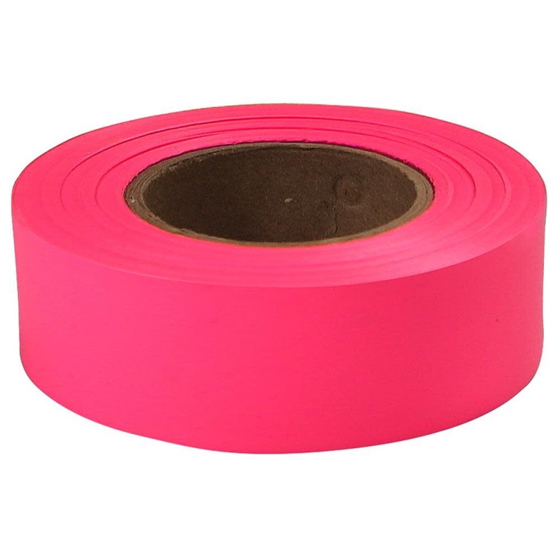 EMPIRE Pink Flagging Tape 200' X 1" Roll