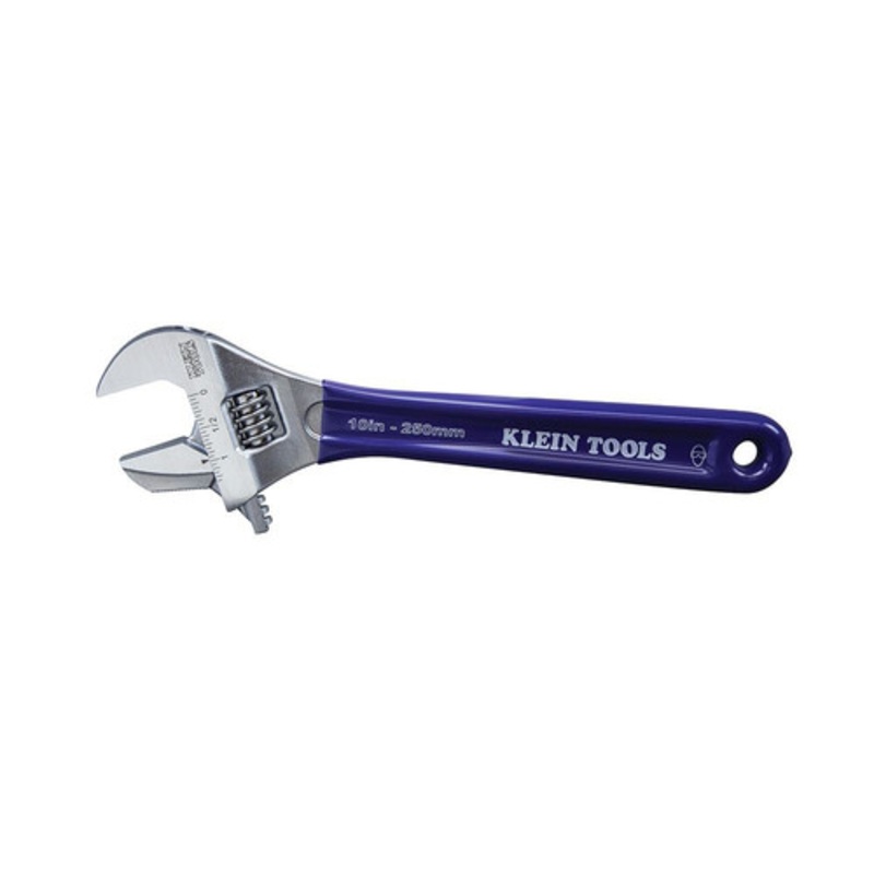 Klein Tools 10 in. Reversible Jaw/Adjustable Pipe Wrench - D86930