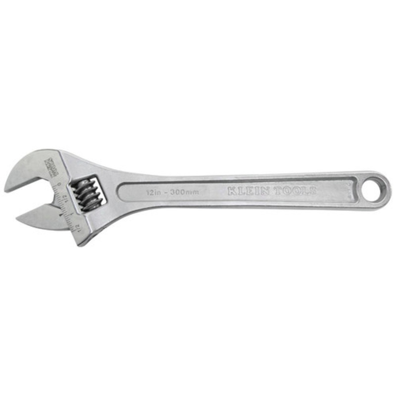 Klein Tools 12 in. Extra-Capacity Adjustable Wrench - 507-12