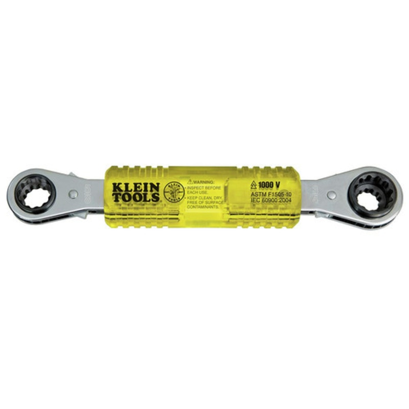 Klein Tools 4-in-1 Lineman's Insulating Box Wrench - KT223X4-INS