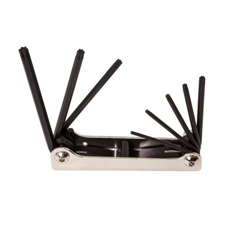 Klein Tools Folding TORX 8-Key Set with SAE Sizes - 70586
