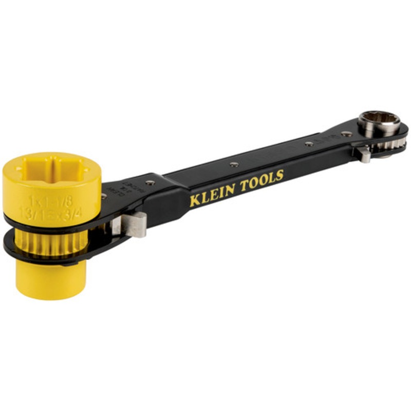 Klein Tools Heavy-Duty 6-in-1 Lineman's Ratcheting Wrench - KT155HD