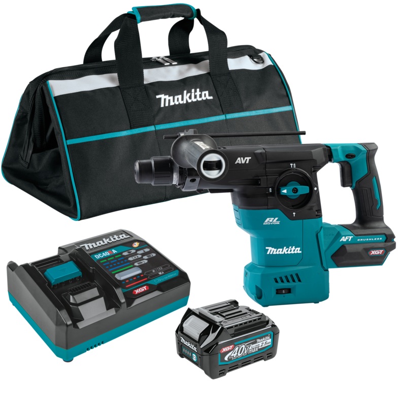MAKITA 40V MAX XGT 13/16" SDSPLUS AVT Rotary Hammer Kit