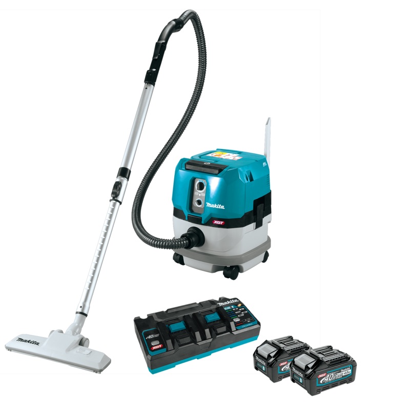 MAKITA 40V MAX XGT 2.1 Gallon Wet/Dry Dust Extractor/Vacuum Kit