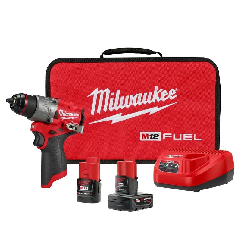MILWAUKEE M12 FUEL 1/2" Hammer Drill/Driver Kit