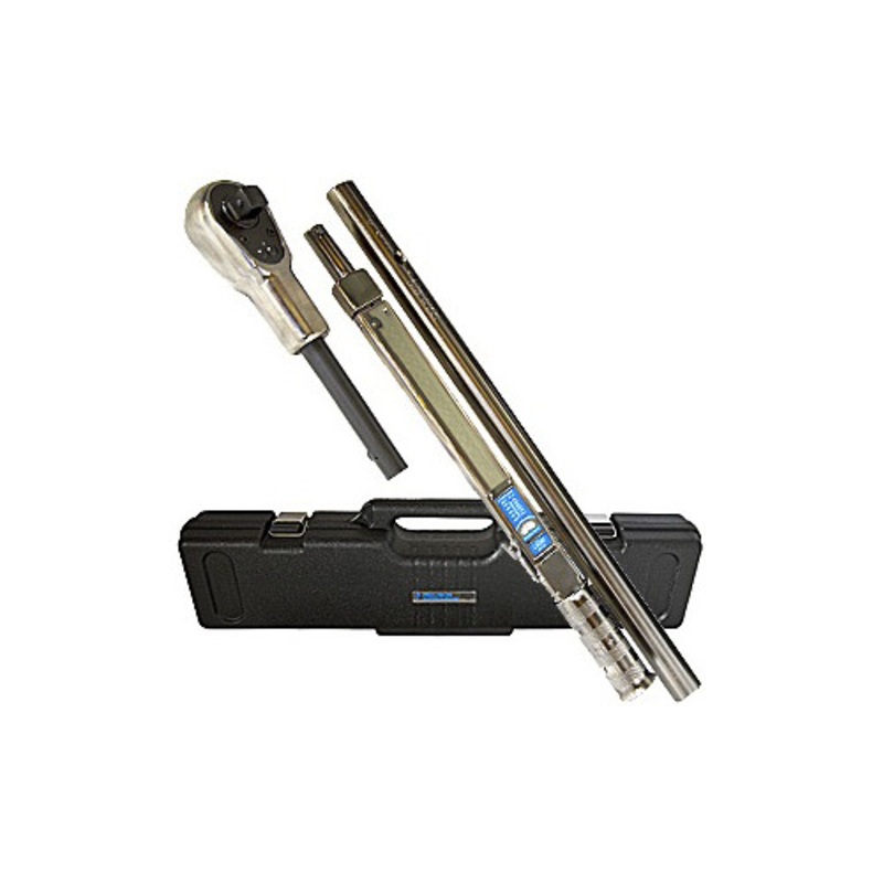 Platinum Tools 3/4 in. Drive 200 - 600 ft-lbs. Split-Beam Click-Type Torque Wrench with Detachable Head - C4D600F