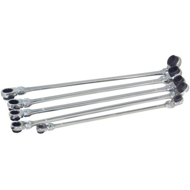 Platinum Tools 5-Piece 10 Metric XL Ratcheting Wrench Set - 99650