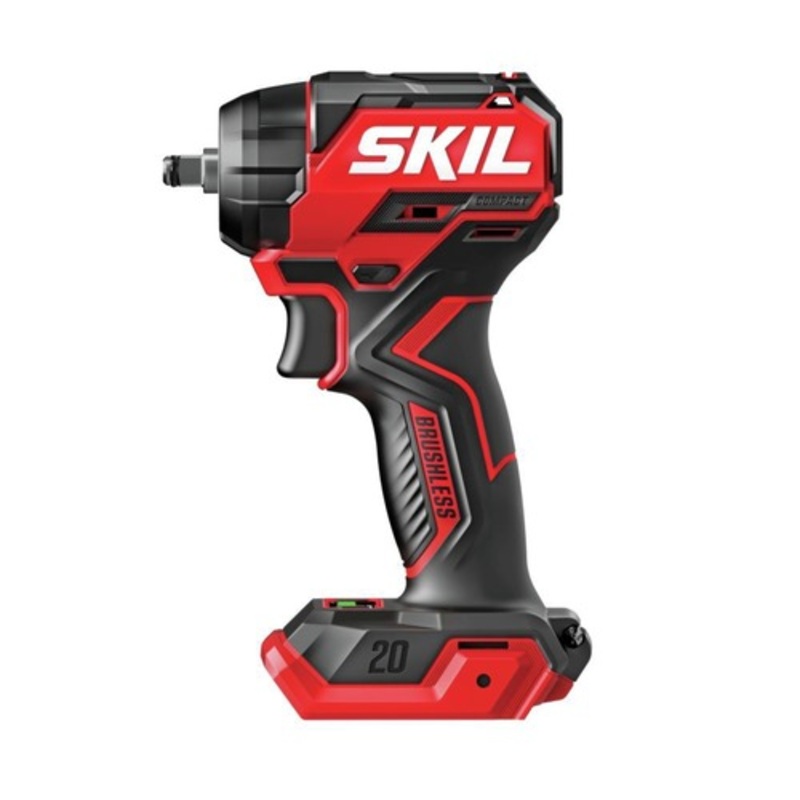 Skil 20V PWRCORE 20 Brushless Sub-Compact Lithium-Ion 3/8 in. Cordless Impact Wrench (Tool Only) - IW6739B-00