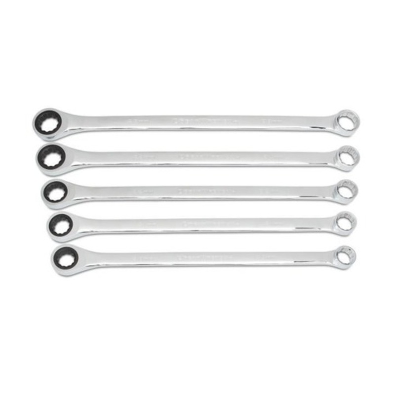 GearWrench 5-Piece 12-Point Metric XL GearBox Double Box Ratcheting Wrench Set - 85987