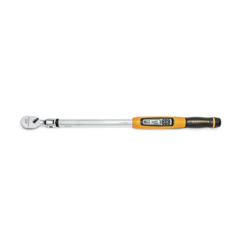 KD Tools 1/2 in. Cordless Flex-Head Electronic Torque Wrench with Angle - 85079