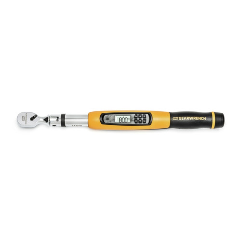 KD Tools 3/8 in. Cordless Flex-Head Electronic Torque Wrench with Angle - 85078