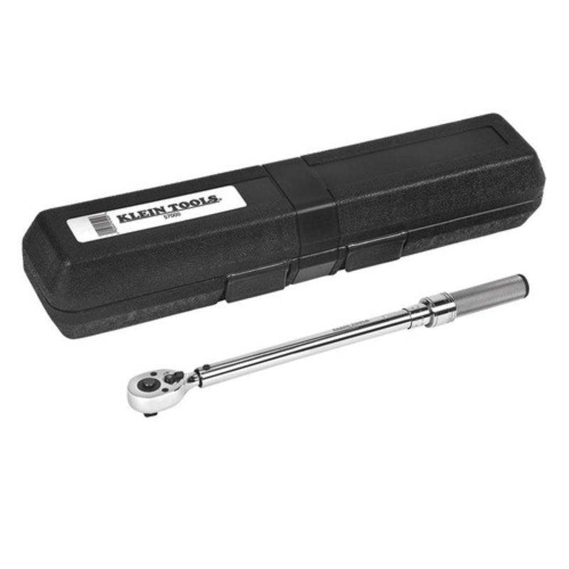 Klein Tools 14 in. Length, 3/8 in. Torque Wrench Square Drive - 57000