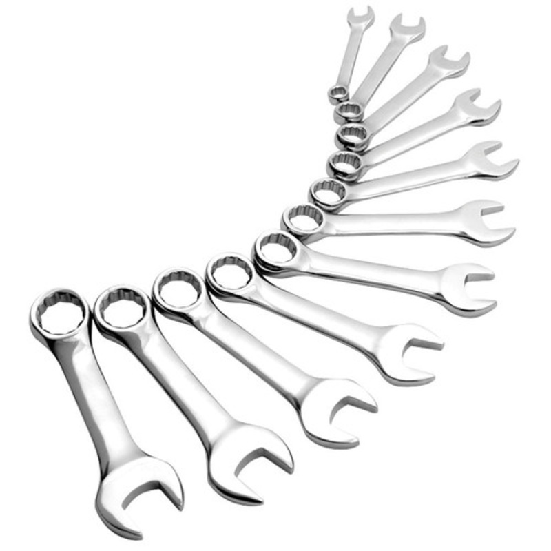 Sunex 11-Piece SAE Stubby Combination Wrench Set - 9930