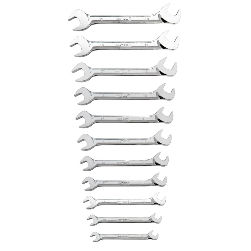 11 PIECE METRIC 30/60 DOUBLE OPEN END WRENCH SET