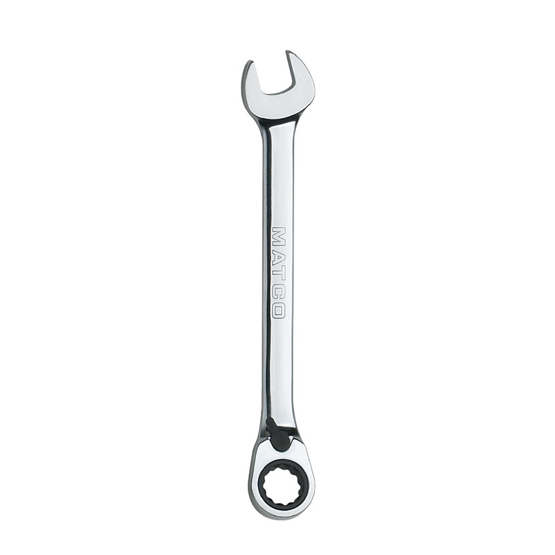 1/2" 72 TEETH REVERSIBLE COMBINATION RATCHETING WRENCH