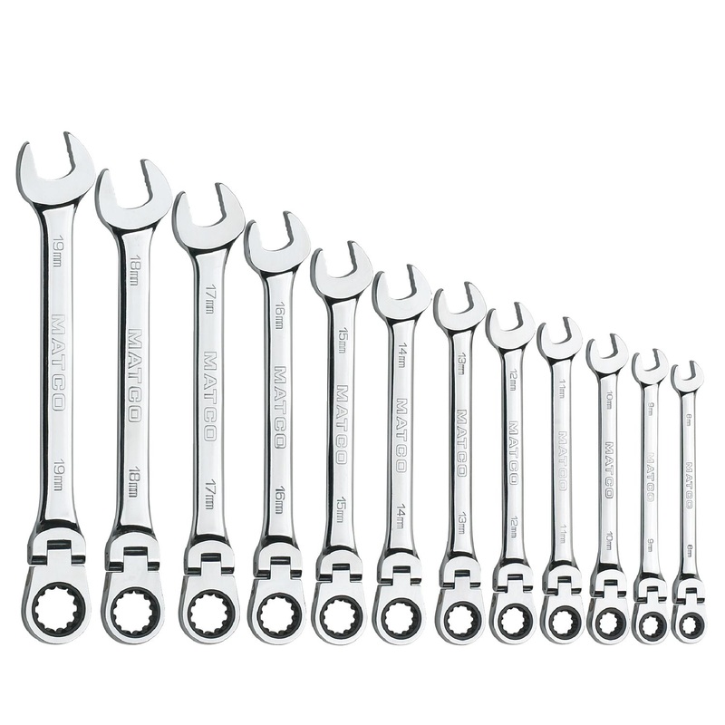 12 PIECE 90 TOOTH FLEX COMBO METRIC SET