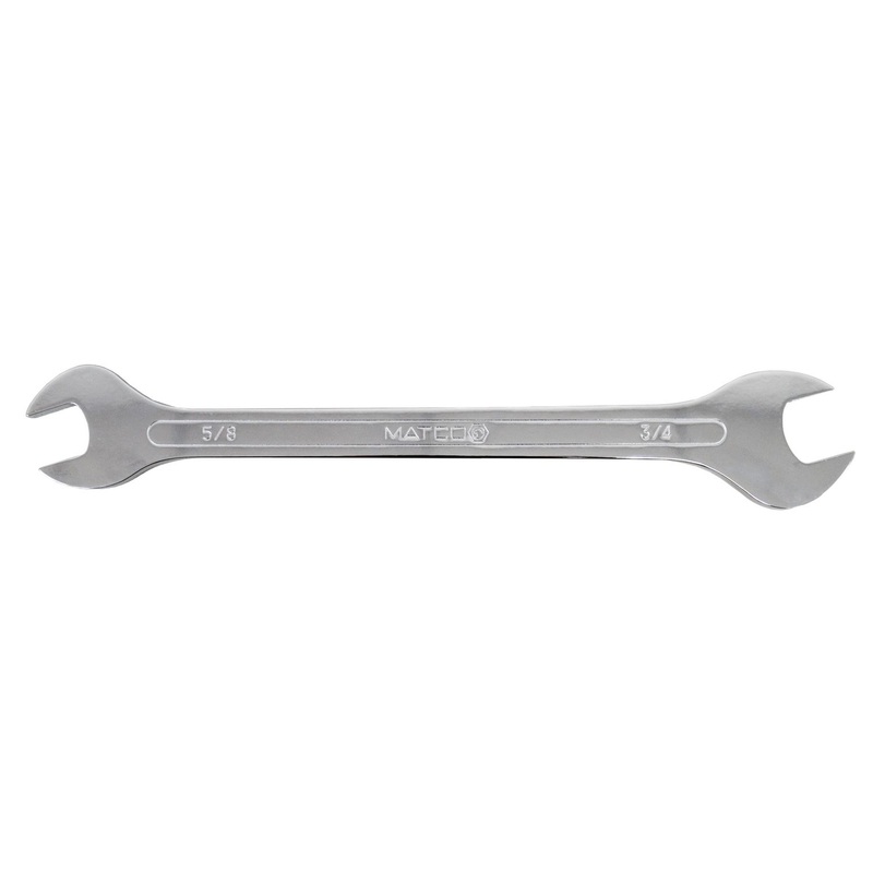 5/8" x 3/4" - 10" OAL FLAT WRENCH