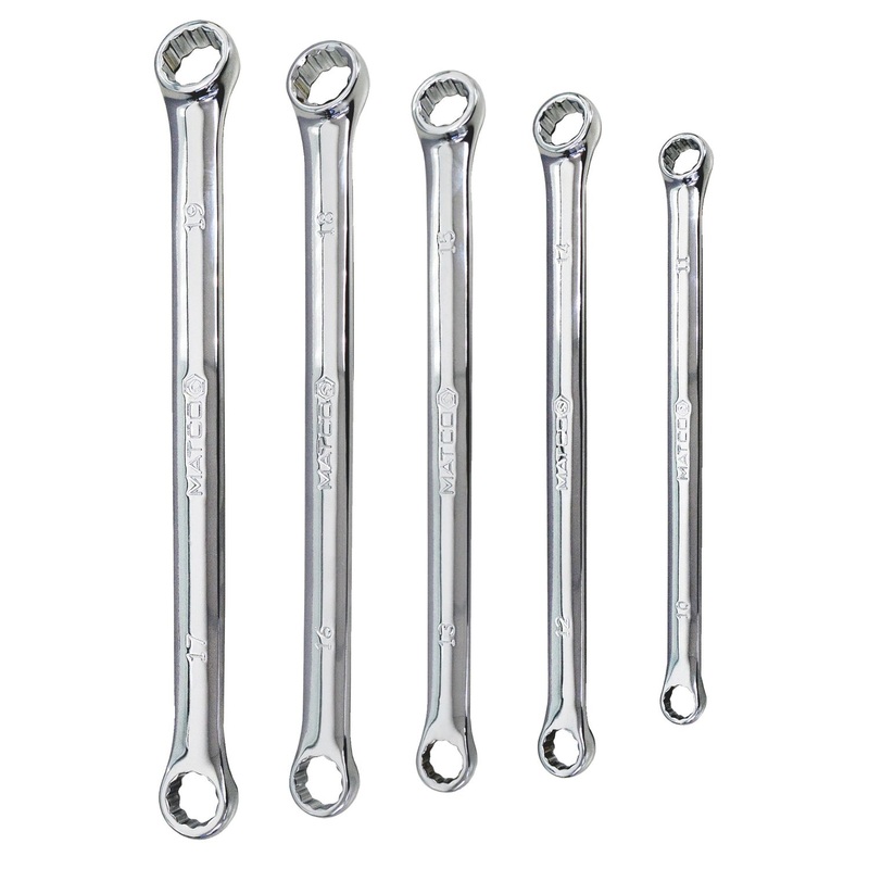 5 PIECE 12 POINT METRIC 15 DOUBLE BOX WRENCH SET