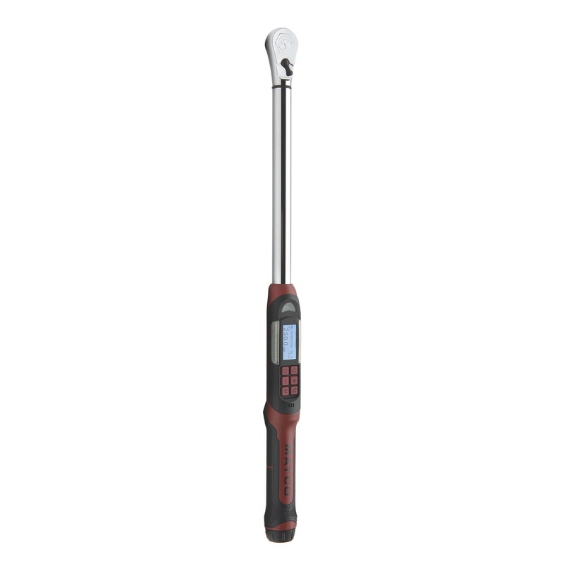 1/2" DRIVE ELECTRONIC TORQUE WRENCH 12.5-250 FT. LBS.