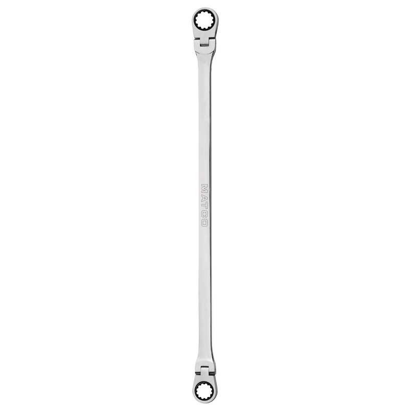 12X14 MM DOUBLE FLEX RATCHETING WRENCH