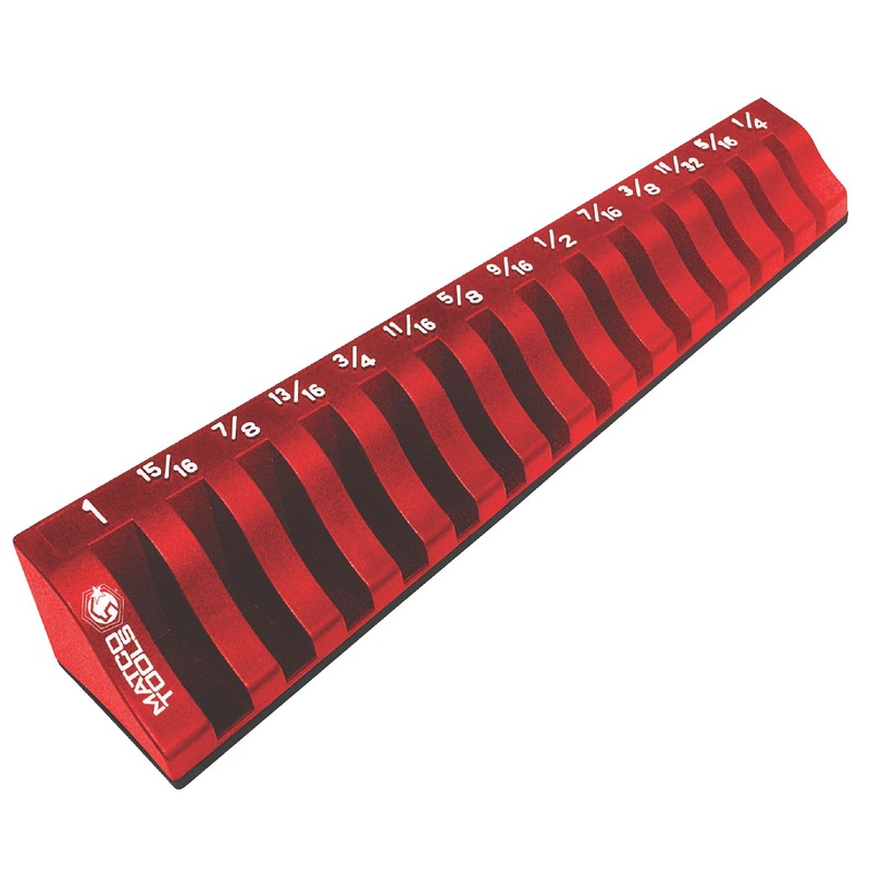 14 PIECE SAE MAGNETIC WRENCH ORGANIZER