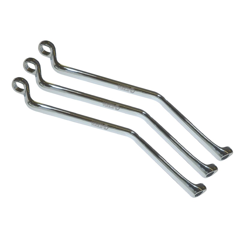 3 PIECE BRAKE BLEEDER WRENCH SET- SAE