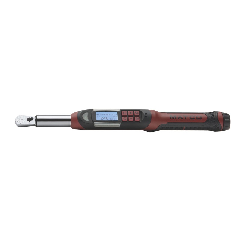 1/4" DRIVE FIXED HEAD ELECTRONIC TORQUE WRENCH 1-20 FT. LBS. WITH ANGLE