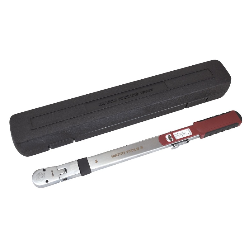 3/8" DRIVE SPLIT BEAM 20-100 FT. LB. FLEX HEAD TORQUE WRENCH
