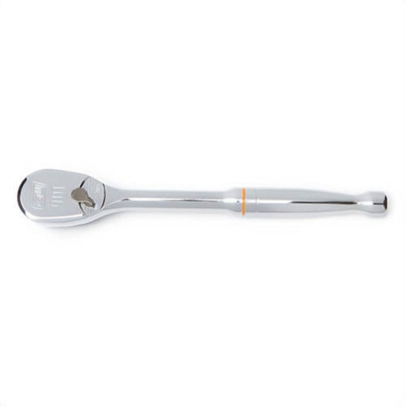 Gearwrench 81304T 90T Regular Ratchet, 1/2 in Drive, Teardrop Head, 11 in OAL, Alloy Steel, Polished Chrome, ASME B107.10