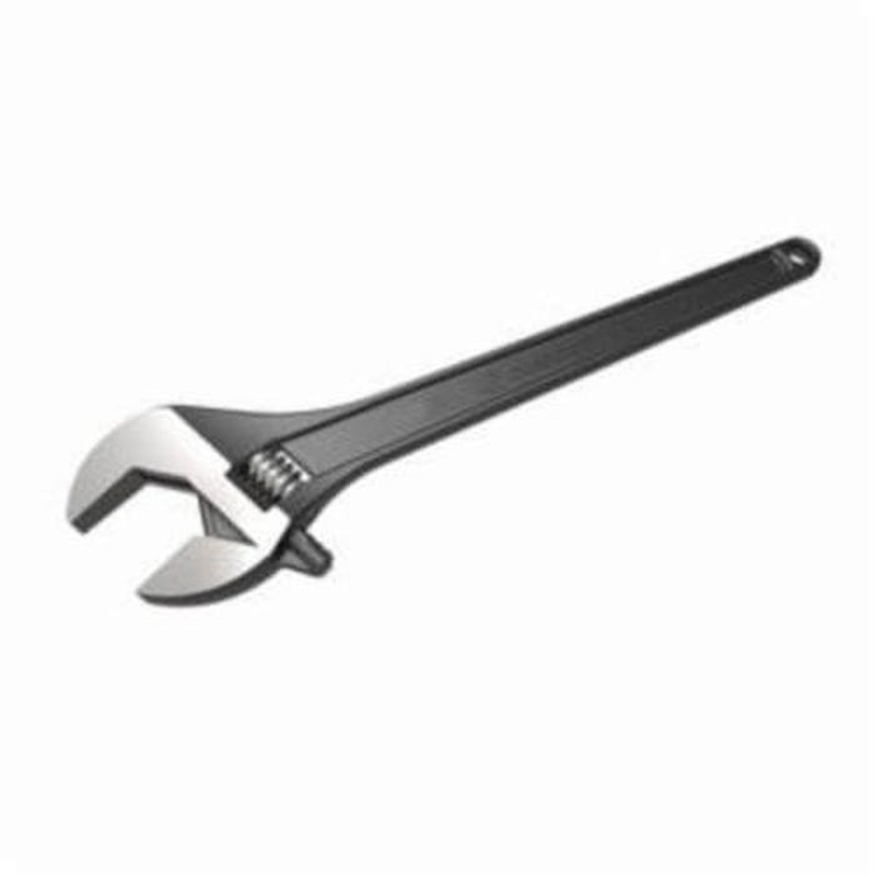 Crescent AT218BK Second Generation Standard Adjustable Wrench, 2.063 in Wrench, 18 in OAL, Heat Treated Alloy Steel Body