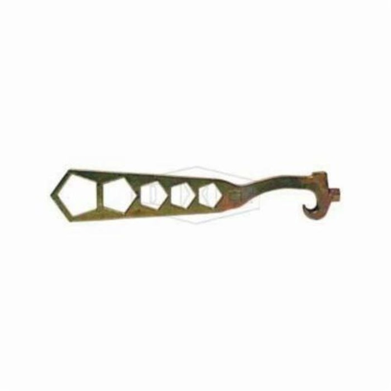 Dixon PHW Hydrant Wrench, 14-1/4 in OAL, Iron, Plated