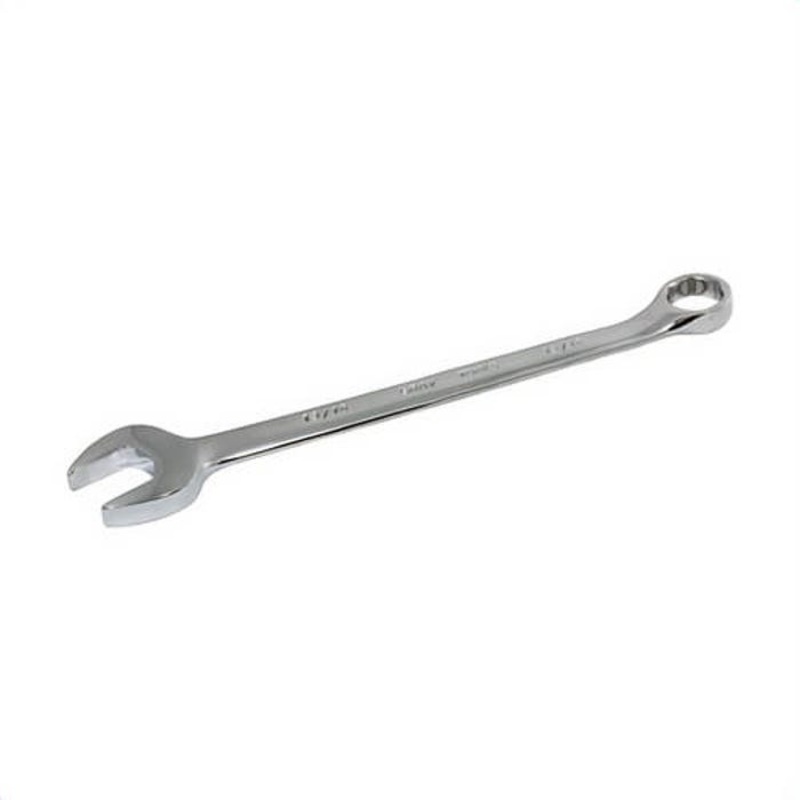 Gray Tools 3226 Combination Wrench, Imperial, 13/16 in, 6 Points, 15 Offset, 10.62 in OAL, Polished Chrome, ANSI B107.6|AS954