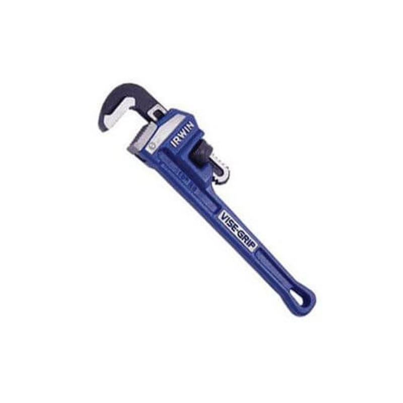 Irwin Vise-Grip 274102 Heavy Duty Pipe Wrench, 2 in Pipe, 14 in OAL, Quick-Adjusting Jaw, Blue Cast Iron Handle, Spin Nut Adjustment