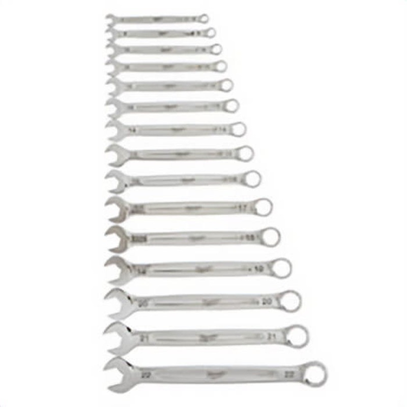 Milwaukee 48-22-9515 Combination Wrench Set, 15 pc