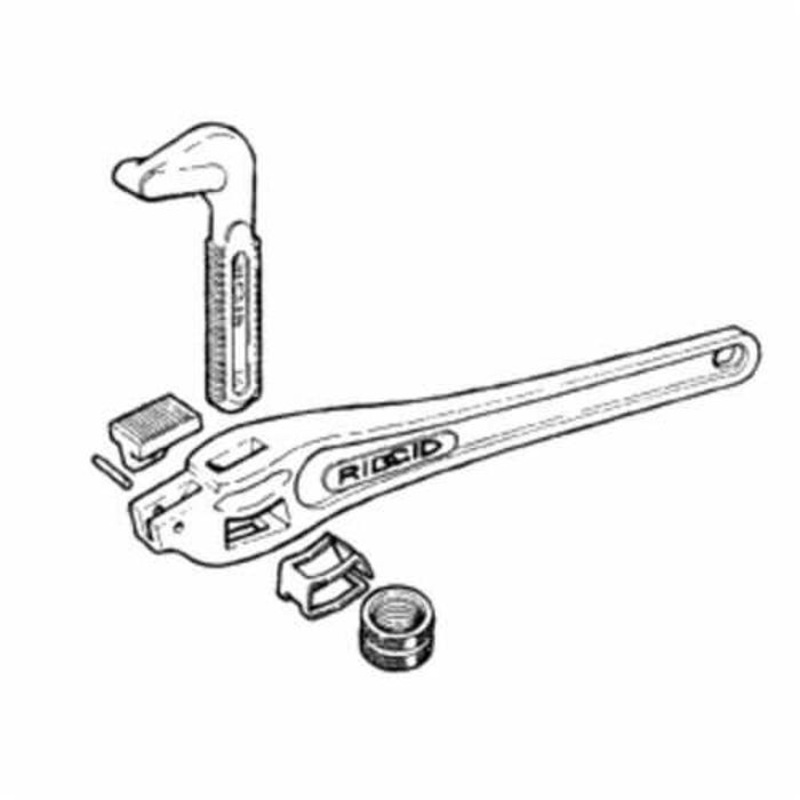 Ridgid 32515 Flat Spring, for Use with 89445 and 31130 Offset Pipe Wrench, Alloy Steel Handle