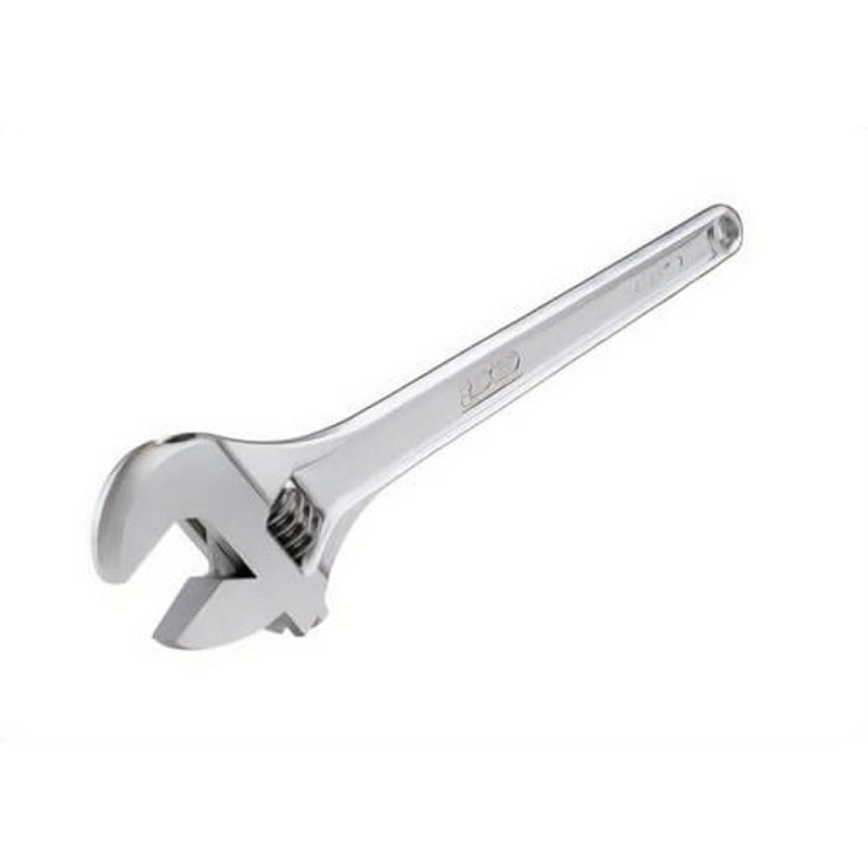 Ridgid 86927 Adjustable Wrench, 2-1/8 in Wrench Opening, 18 in OAL, 15 Head, I-Beam Handle, Chrome Vanadium Alloy Steel Body