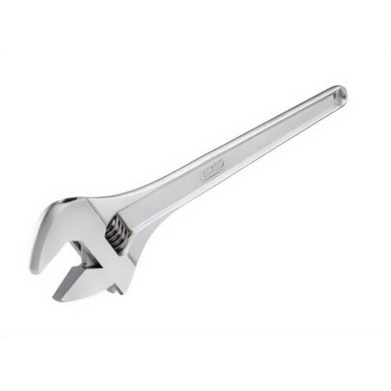Ridgid 86932 Adjustable Wrench, 2-7/16 in, 24 in OAL, Chrome Vanadium Alloy Steel Body, Chrome Vanadium Alloy Steel