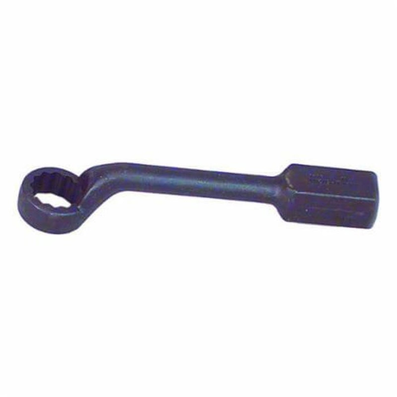 Wright 19-55MM Heavy Duty Striking Wrench, 55 mm, 12 Points, 342.9 mm OAL, Box End Head, 34.93 mm Thick Box End, Industrial Black