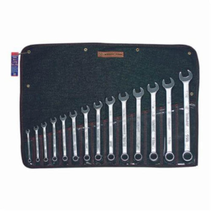 WrightGrip 714 Combination Wrench Set, 14 pc, 3/8 to 1-1/4 in