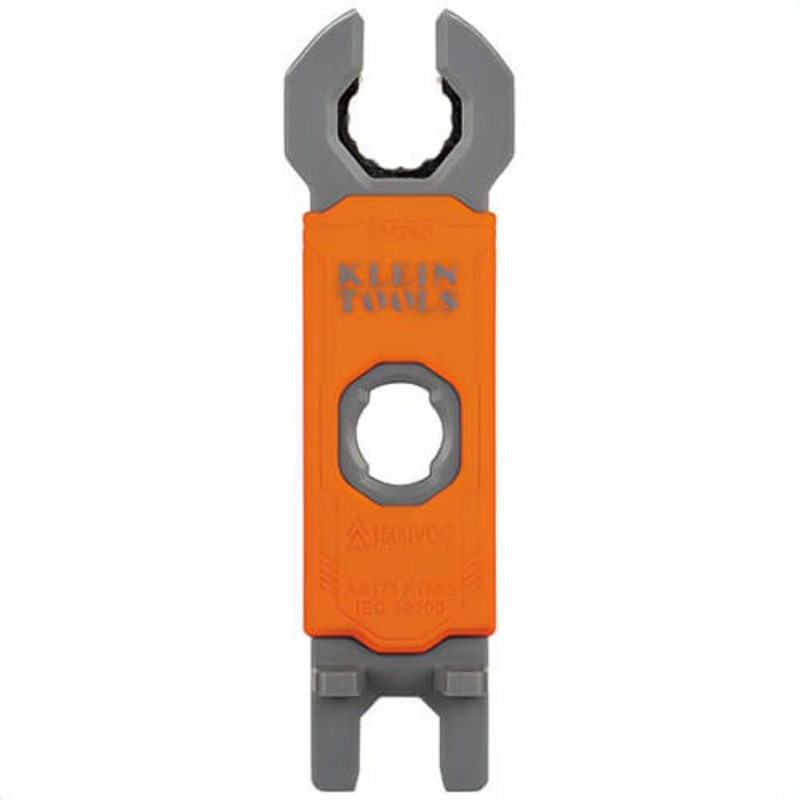 Klein 68426S Solar Insulating Wrench for MC4 Connectors, Orange Pantone 165C insulation, Steel