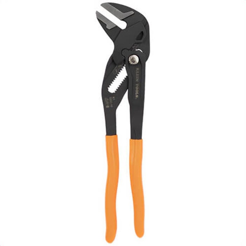 Klein D53110 Compact Plier Wrench, Forged Steel, Orange, 2 in Jaw, 0.375 in Jaw Width, 1 in Jaw Length, 10 in