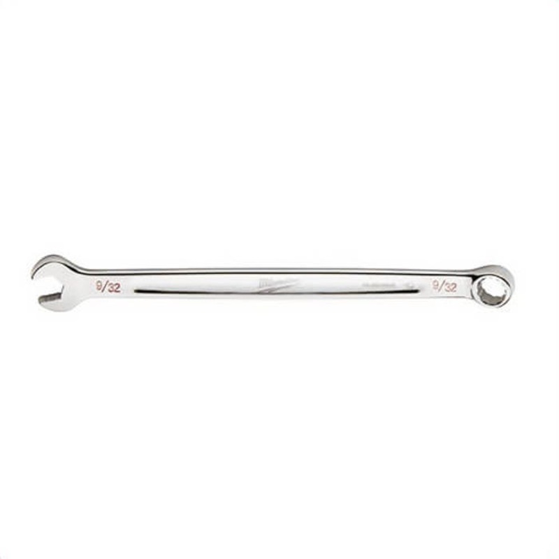 Milwaukee 45-96-9409 Standard Length Combination Wrench, 9/32 in Wrench, 12 Points, 15 Offset, Steel