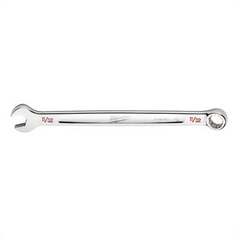 Milwaukee 45-96-9411 Standard Length Combination Wrench, 11/32 in Wrench, 12 Points, 15 Offset, Steel