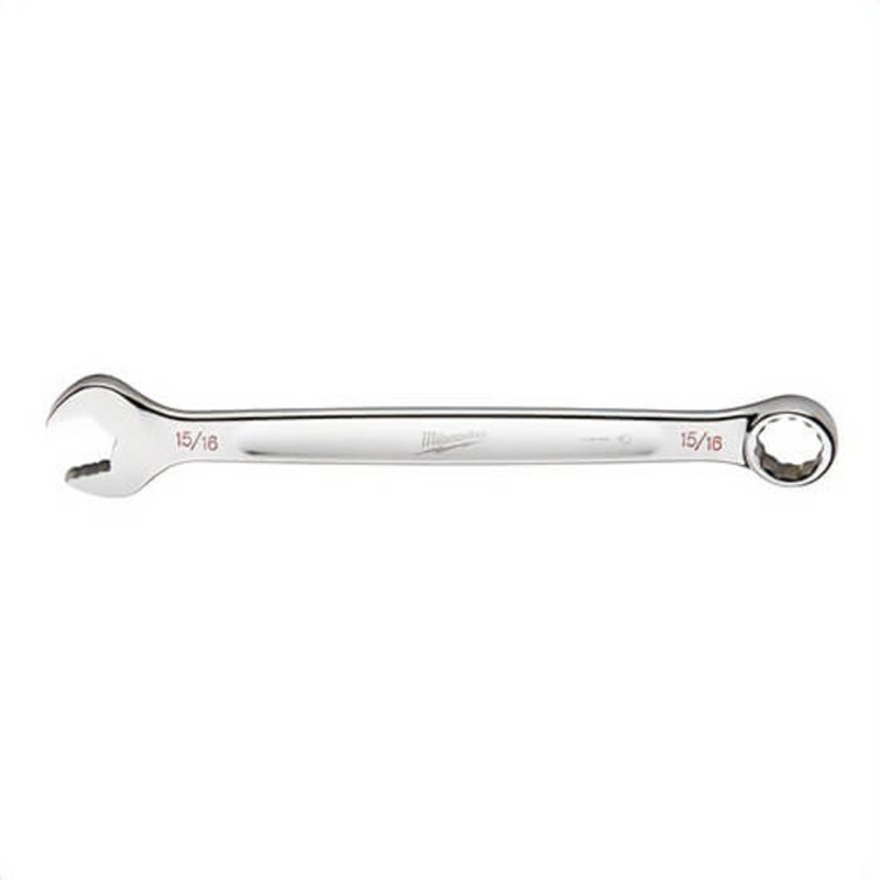 Milwaukee 45-96-9430 Standard Length Combination Wrench, 15/16 in Wrench, 12 Points, 15 Offset, Steel